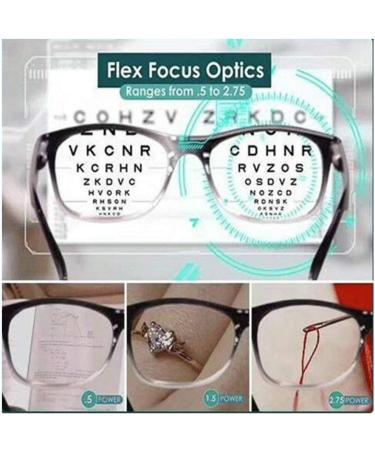 Dial Vision Reading Glasses - Adjustable & Flexible for Clear Focus | Auto Adjust for Perfect Vision - Buy Online on GoSupps.com