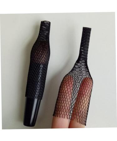 FOMIYES Cosmetic Brush Pen Guard 300 pcs Eyeshadow Applicator Handbag Shadow Guard Covers Tool with Paint Etc Cap Women 100pcsx3pcs Blackx3pcs - Buy Online on GoSupps.com