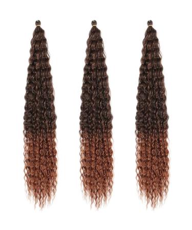 Buy DSoar 30 inches Deep Twist Crochet Hair - 3 Packs Ocean Wave Curly Braids | Synthetic Hair Extensions for Women & Girls - Buy Online on GoSupps.com