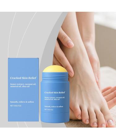 Stick for Cracked Heels - 30g Moisturizer for Knees Elbows and Hands | Foot Moisturizer | to Soften Dry Areas of the Body Recommended for the Whole Family - Buy Online on GoSupps.com