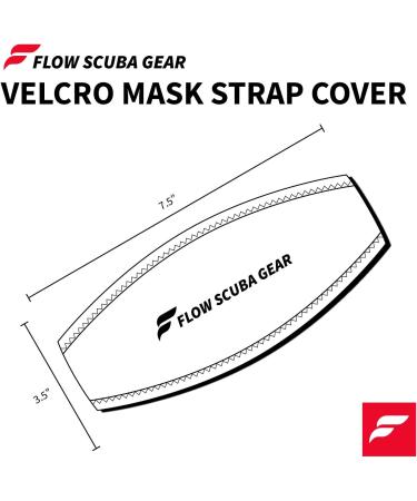 Flow Scuba Gear Diving Slap Strap - Neoprene Cover for Dive Mask Straps, Sharknado Design - Buy Online on GoSupps.com