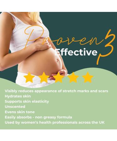 Generation Mama Stretch Mark Oil - 100% Natural - Organic - Made in the UK - Vegan Body Oil to Improve the Appearance of Scars Stretch Marks and Uneven Skin Tone - Ideal for Pregnancy - Buy Online on GoSupps.com