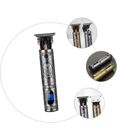 DOITOOL 1 Set Oil Head Hair Clipper Electric Clipper Beard Razor Beard Trimmer Rechargeable Hair Trimmer Clipper for Hair Cutting Clear Handbag Liquid Crystal Metal Man Clippers - Buy Online on GoSupps.com