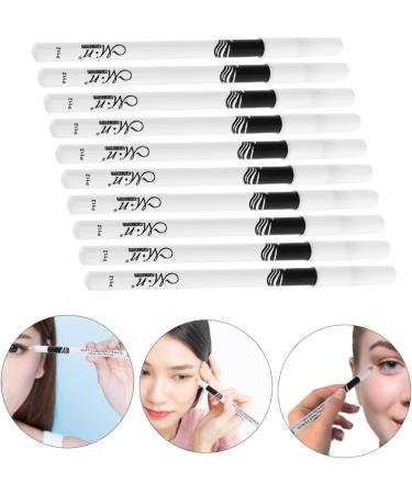 POPETPOP 10pcs Lying Silkworm Eyeliner Highlighter Eye Makeup Pen Makeup Eyeliner Pencils Make up Lip Liner 1 count (Pack of 1) White - Buy Online on GoSupps.com