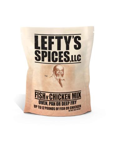 Lefty's Original Fish N' Chicken Mix | Seasoned Coating Mix for Fish, Chicken, Pork Chops, Shrimp and Vegetables | 3 lbs..
