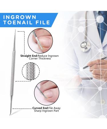 5PCS Ingrown Toenail Tool Set - Professional Grade MORGLES Toenail File, Lifter, and Cleaner - Buy Online on GoSupps.com