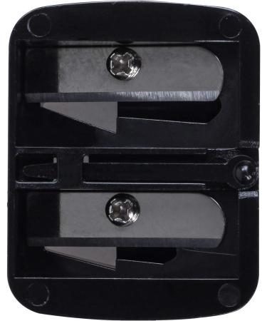 Jevina Precision Cosmetic Pencil Sharpener for Eyebrow & Eyeliner - 2 Holes - Black - Buy Online on GoSupps.com