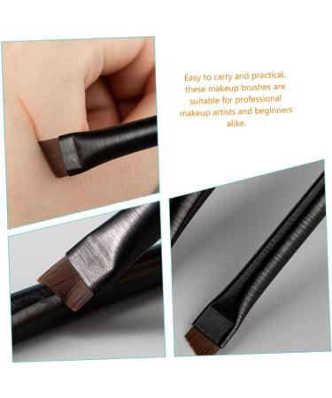 FRCOLOR 12 Sets Eyeliner Brush Makeup Brush Angled Brow Brush Ear Piercing Kit Eyebrow Brush Spoolie Multifunctional Eyebrow Brush Flat Eyebrow Brush Eyes Newborn Wood Eyelash Brush - Buy Online on GoSupps.com