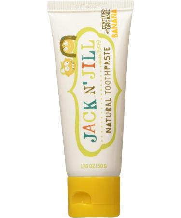 Jack N' Jill Natural Toothpaste Banana 1.76oz (Pack of 2) by Jack N' Jill - Buy Online on GoSupps.com