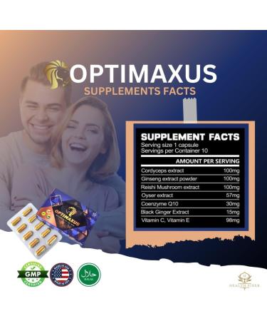 Optimaxus Energy Support - Endurance & Extra Strength - 10pk | International Shipping Available - Buy Online on GoSupps.com