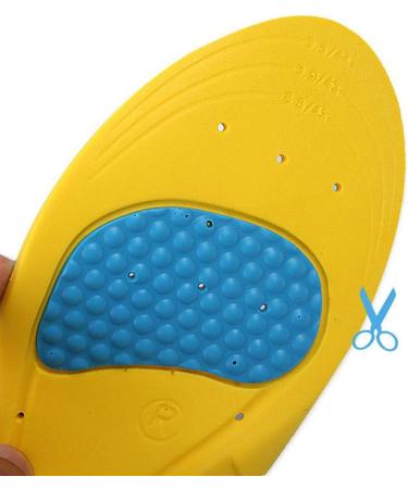 Runee Ultra Soft Comfort Insoles for Everyday Use | Arch Support for Plantar Fasciitis & Foot Pain Relief (Large - Buy Online on GoSupps.com