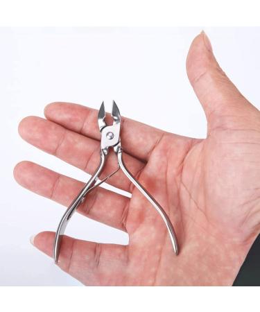SVAASA Nail Clippers 1PC Professional Stainless Steel Cuticle Nail Nipper Clipper Trim Plier Cutter Beauty Nail Tools Nail Art Manicure Pedicure Care - Buy Online on GoSupps.com