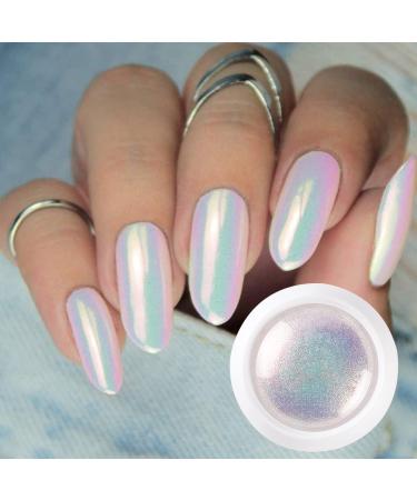 Neon Pearl Chrome Nail Powder | Mermaid Aurora Iridescent Fairy Glitter | Chameleon Manicure Pigment 0.2g - Buy Online on GoSupps.com