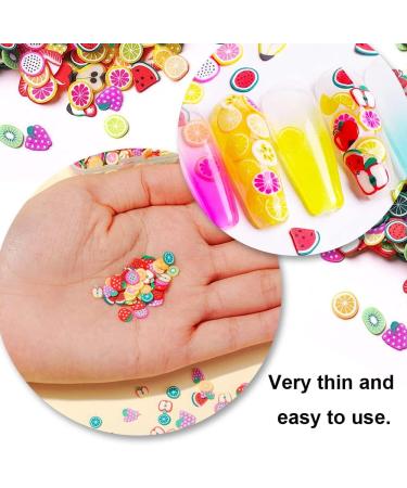 1000 Pcs Fruit Slices Cartoon Nail Art Slices Cute Nail Art Decorations for Home Phone Cases Glasses Greeting Cards Books Body Art - Buy Online on GoSupps.com