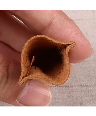 4-Piece Leather Thimble Set for Hand Sewing, Quilting, Knitting - 2 Sizes - Buy Online on GoSupps.com