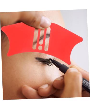 Beavorty Eyeliner Lash Tools Eye Makeup Makeup Eyeliner Nose Shadow Guard Mascara Drawing Aid Tool Mascara Make up Red Safety Mask Thermostat Miss 10.3x3.8cm Red - Buy Online on GoSupps.com