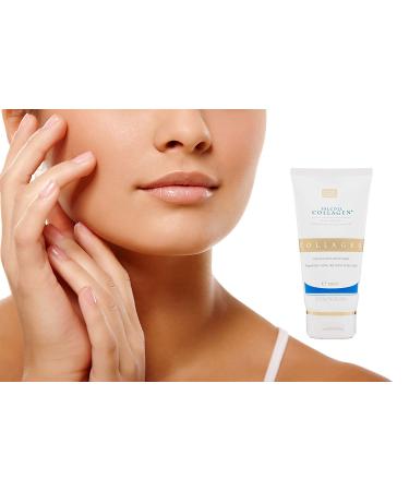 Salcoll Collagen Hand Cream - Bioactive Anti-Aging Repair Lotion for Dry Skin - Hypoallergenic Moisturizer - 150ml - Buy Online on GoSupps.com