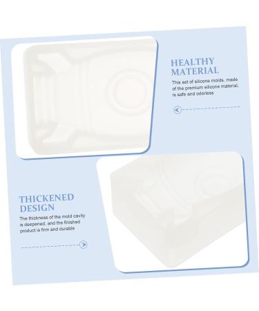 Alipis 10 Pcs Silicone Mold Silicone Cake Molds Shot Molds Household Cake Molds Fudge Handmade Materials 5.2X3X1.5CMx5pcs Whitex5pcs - Buy Online on GoSupps.com