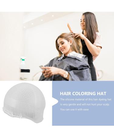 Bonnet pour m ches de cheveux en silicone 28X22X12Cm prot ge le cuir chevelu facilite m ches motif toile r utilisable pour traitements d'huile en salon - Buy Online on GoSupps.com