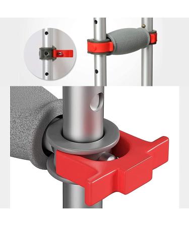Forearm Crutches with Spring Shock Absorber Canes Aluminum Folding Underarm Crutches Adjustable for Men Women Or Teens Independence - Buy Online on GoSupps.com