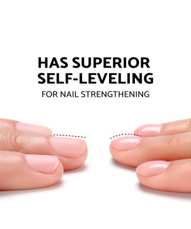 AIMEILI Hema Free Rubber Base Gel For Nails  Soak Off U V LED Clear Sheer Gel Nail Polish  4 in 1 Nail Strengthen/Enhance/Base Coat/Color Gel Polish Set Of 6pcs X 10ml - Kit 47 KIT4 - Buy Online on GoSupps.com