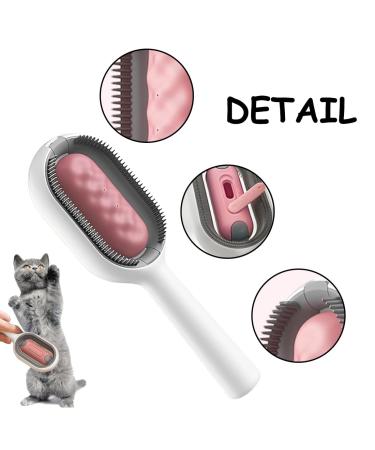 Universal Cat Brush for Long & Short Haired Cats - Cats Ridge Water Brush & Hair Remover | Rosa - Buy Online on GoSupps.com