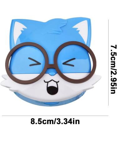 Vansza 4-Piece Squirrel Contact Lens Container Set | Cute Portable Organizers | Animal-Cartoons Eye Contact Storage Box for Travelers - Buy Online on GoSupps.com
