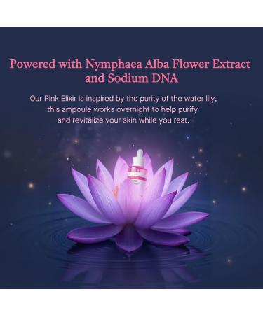 Ph. Hubby Lily Water Pink Elixir Serum with Sodium DNA Revitalizing Ampoule for Radiant Dewy Glow Skin (45ml / 1.52 fl. oz) - Buy Online on GoSupps.com