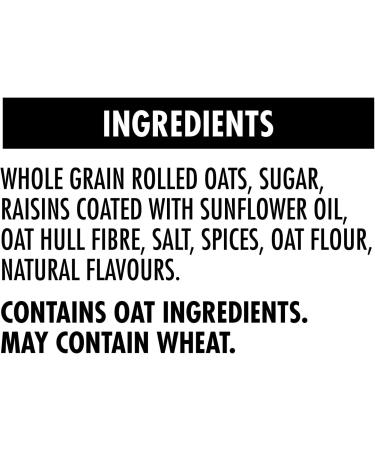 Quaker High Fibre Raisins & Spice Instant Oatmeal 8 Packets 344g High Fibre Raisins & Spice 344 g (Pack of 1) - Buy Online on GoSupps.com
