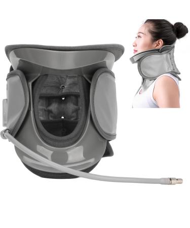 Cervical spine Traction device inflatable neck support traction device cervical strain correction therapy therapy relieves pain breakthrow cervical traction elevator
