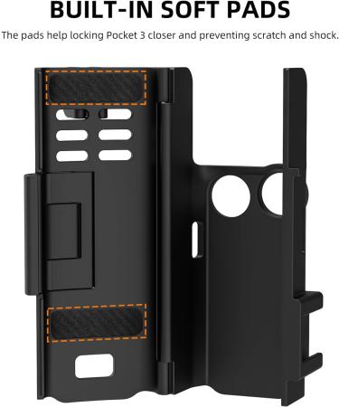 Honbobo Osmo Pocket 3 Accessories - DJI Pocket 3 Adapter Mount & Protection Frame for Enhanced Camera Experience - Buy Online on GoSupps.com