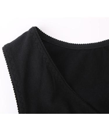 Manci Women's Nursing Maternity Top - V Neck Ruched Waist Pajama Top (Black) - Buy Online on GoSupps.com