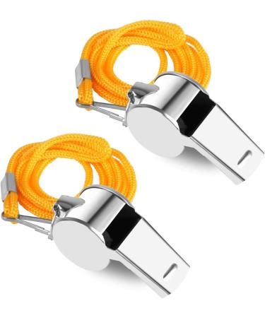 OBKJJ Coach Whistle 35-Pack with Lanyard | Football Referee Essential for Sports Training and Emergencies - Buy Online on GoSupps.com