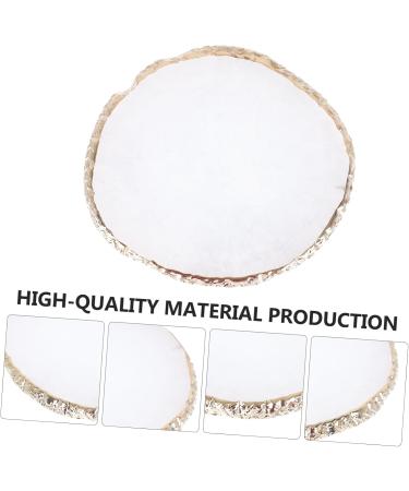 CALLARON Palette de M lange pour Nail Art Ronde Blanche Bord Dor Plaque de Vernis Ongles Diy Pr sentoir D chantillons pour Manucure Salon de Beaut et Usage Professionnel - Buy Online on GoSupps.com