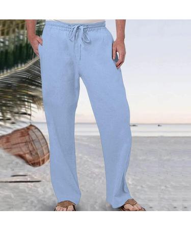 Cewifo Men's Jogging Pants & Shorts | 6 Pockets Elastic Waist Lightweight Summer Trousers - Buy Online on GoSupps.com