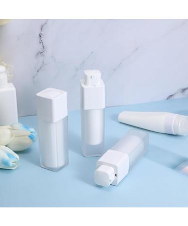 Minkissy 30ml Airless Pump Cosmetic Container Refillable Plastic Bottles for Creams & Lotions | Travel-Friendly Makeup Storage - Buy Online on GoSupps.com