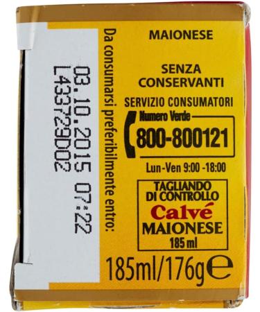 Calv Calve Mayonnaise Classic Mayonnaise Sauces 185ml (Pack of 12) - Buy Online on GoSupps.com