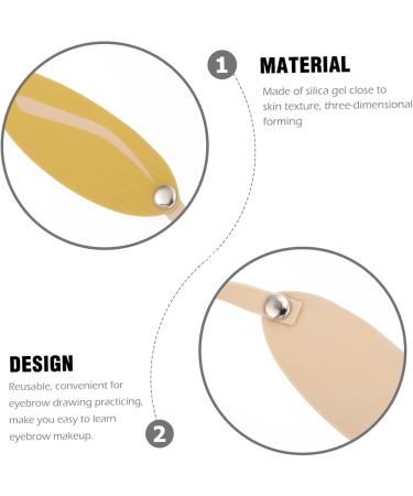 Healeved 30 Pcs Eyebrow Practice Skin Makeup Headbands Beginner Skin Practice Tools Artificial - Buy Online on GoSupps.com