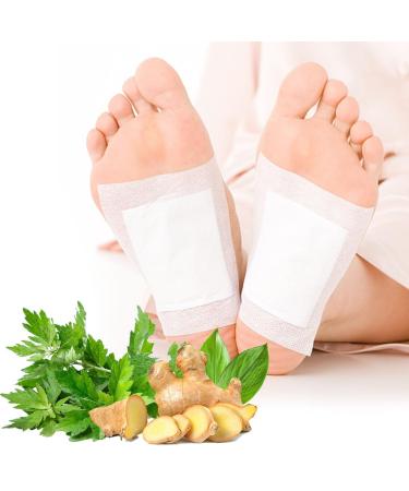 Bamboo Vinegar Ginger Foot Pads 10 Pads Deep Cleansing Better Sleep Travel/Home Use