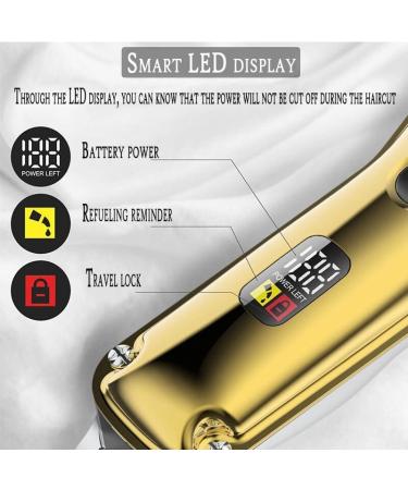 Professional Hair Clippers - Cord/Cordless IPX7 Electric Trimmer Kit - 8W Powerful & Adjustable - Perfect for Home & Salon Use - Buy Online on GoSupps.com