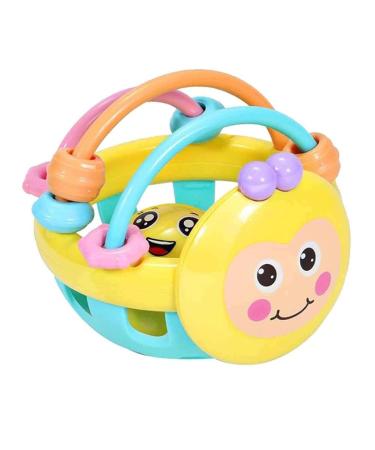 ZHUIGUANG Baby Teething Bee Rattle Toy | Chew & Pacifier for Babies 0-6 Months (Colour) - Buy Online on GoSupps.com