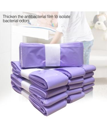 Shakven Diaper Trash Bags Odor Control | 10 Packs Diaper Bin Refill Bags - Diaper Waste Trash Bags Sustainable Use Leak-Proof For Cat Litter Waste - Buy Online on GoSupps.com