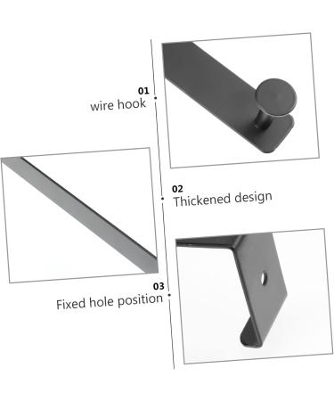 Angoily Clothes Rack 2pcs Door Hook Stainless Steel Hooks Wall Mounted Clothing Rack Hat Wall Hanger Vintage Hanger Over Towel Holder - Buy Online on GoSupps.com