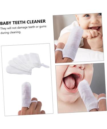 Minkissy 18-Piece Gauze Fingerlings Toothbrush Set | Soft Rubber Toothbrush for Milk Teeth | Gentle Oral Care for Infants - Buy Online on GoSupps.com