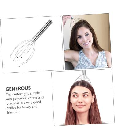Plafope Massage Claw Tool - Scalp Massager for Head Relief | 28x7x7cm Silver - Buy Online on GoSupps.com