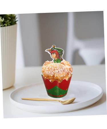 Christmas Cake Decoration Set | Cupcake Toppers Wraps & Party Supplies for Holiday Celebrations - Buy Online on GoSupps.com