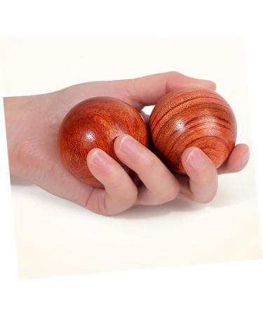 Magiclulu 6 STK Solid Wood Massage Ball Roller | Baoding Balls for Muscle Massage & Hand Training | Chinese Wooden Massage Balls - Buy Online on GoSupps.com
