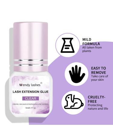 High-Quality Lash Extension Glue - Fast Drying Strong Hold Waterproof Low Irritation - 5ml Clear for Professionals - Buy Online on GoSupps.com