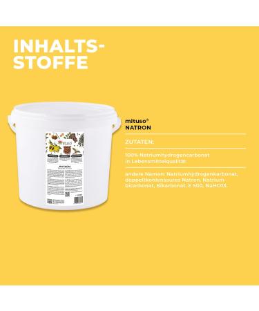 Buy Premium Quality Soda Powder 5kg | Ecological Sodium Carbonate E 500II | High-Purity Baking Powder | Mituso 5kg Pack - International Shipping Available - Buy Online on GoSupps.com