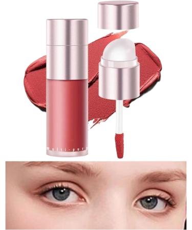 Cream Blush Stick Lip And Stick Liquid Eyeshadow Long Lasting Makeup Lipstick for Women Girls Eye Lip School Office Travel Holiday Party Birthday Christmas 4 - Buy Online on GoSupps.com